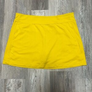 PGA Tour Women’s Airflux Yellow Golf Skirt Size xL